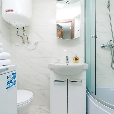 Apartment Dvukhurovnevyi Liuks Na Beresteiskoi